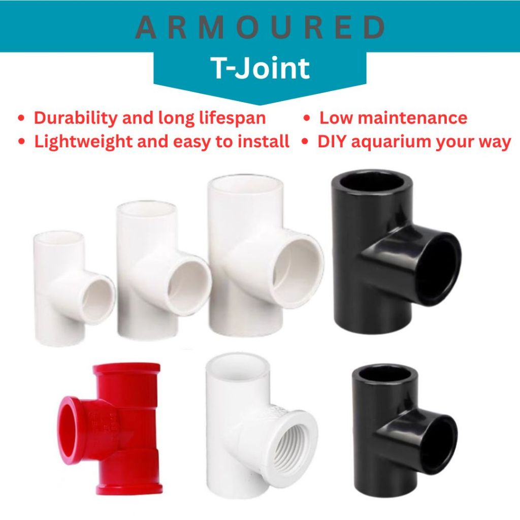 PVC T Joint 3 Way Connector One Side Inner Threaded for Pipe Fitting ...