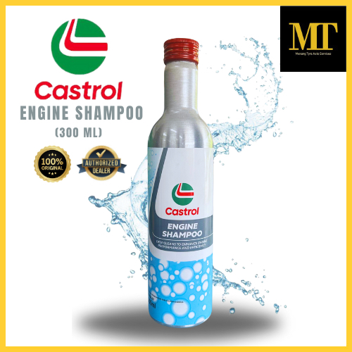 Castrol Engine Shampoo 300ml Flush Engine Degreaser Decarbonize Carbon ...