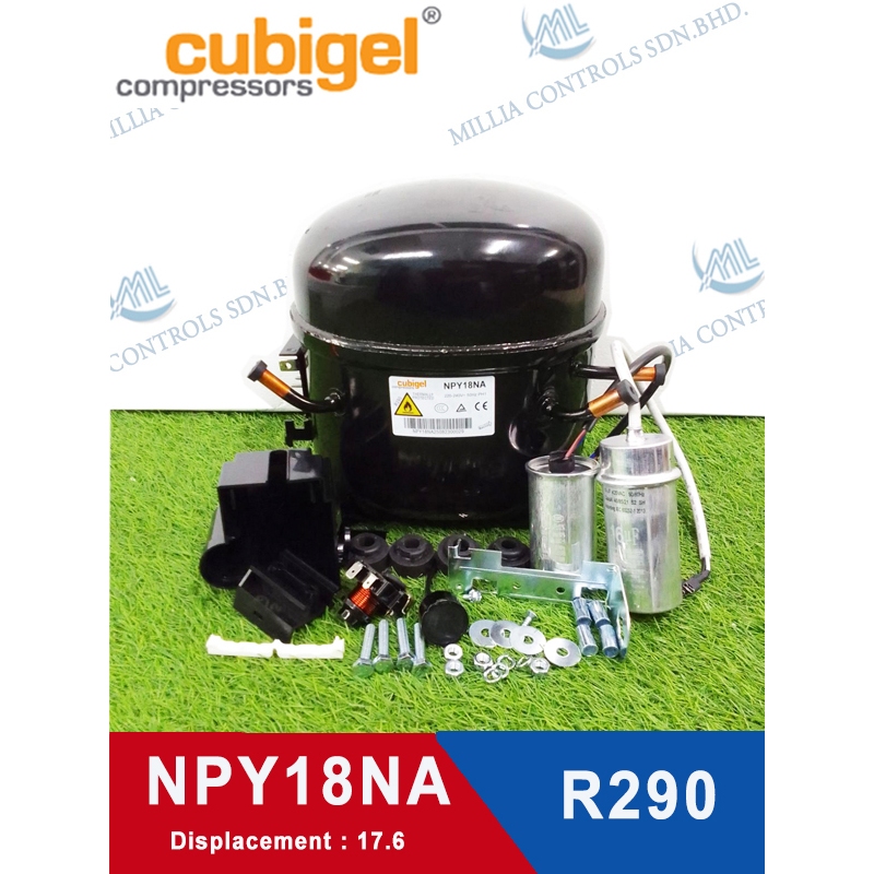CUBIGEL COMPRESSOR NPY18NA - R290 | Shopee Malaysia