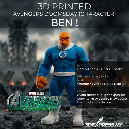 [3D PRINTED] Avengers Doomsday Character - Ben