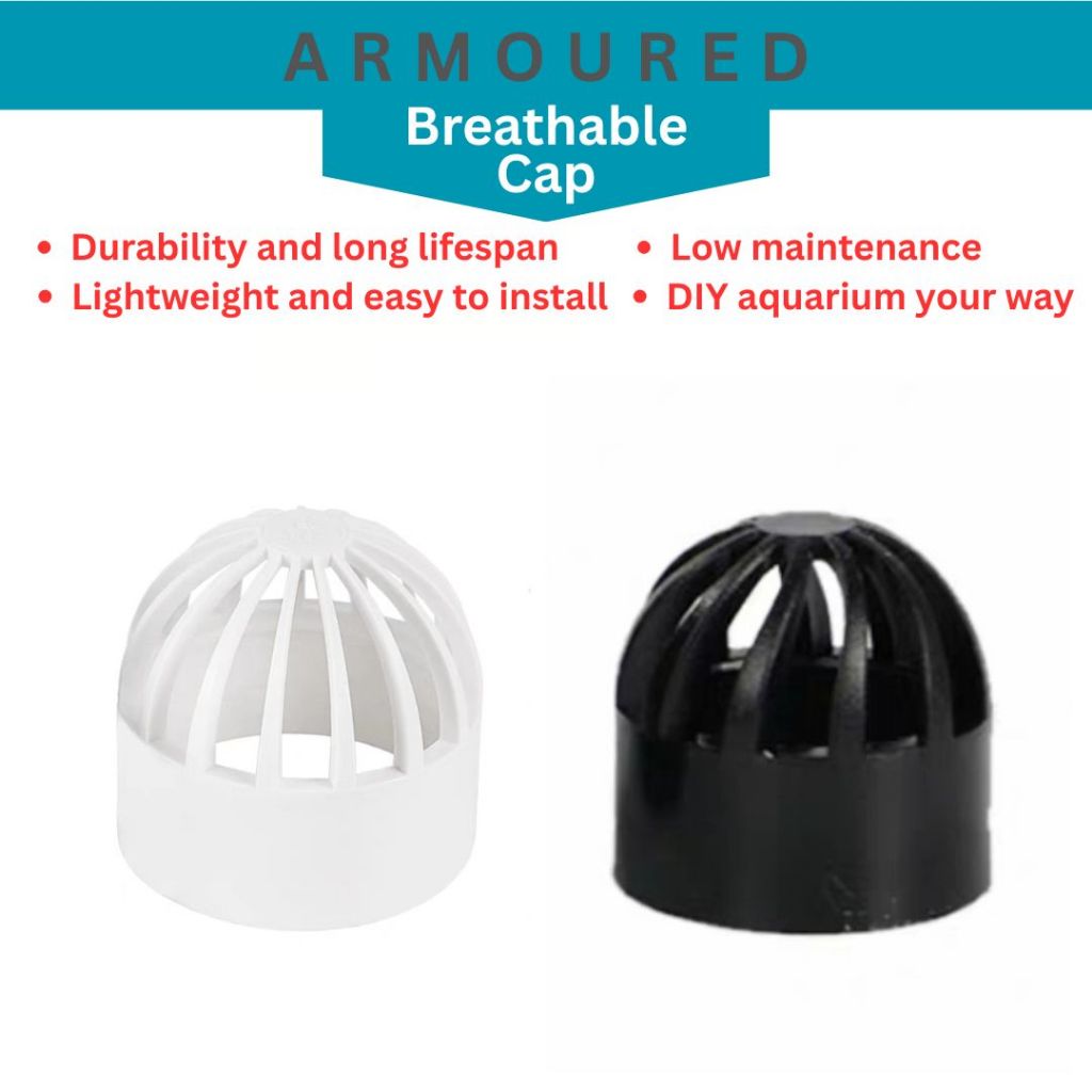PVC Breathable Vent Cap DIY Pipe Fitting Overflow Aquarium for Fish ...