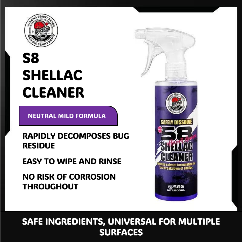 [SGG] S8 SHELLAC CLEANER - NEUTRAL LIQUID FORM - EFFICIENT ...