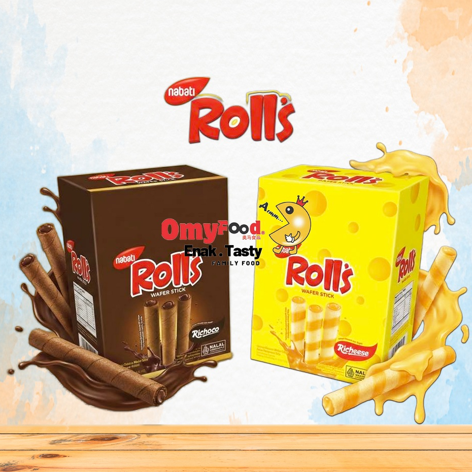 6g x 20pcs Nabati Rolls Wafer Stick [Richeese Cheese / Richoco ...