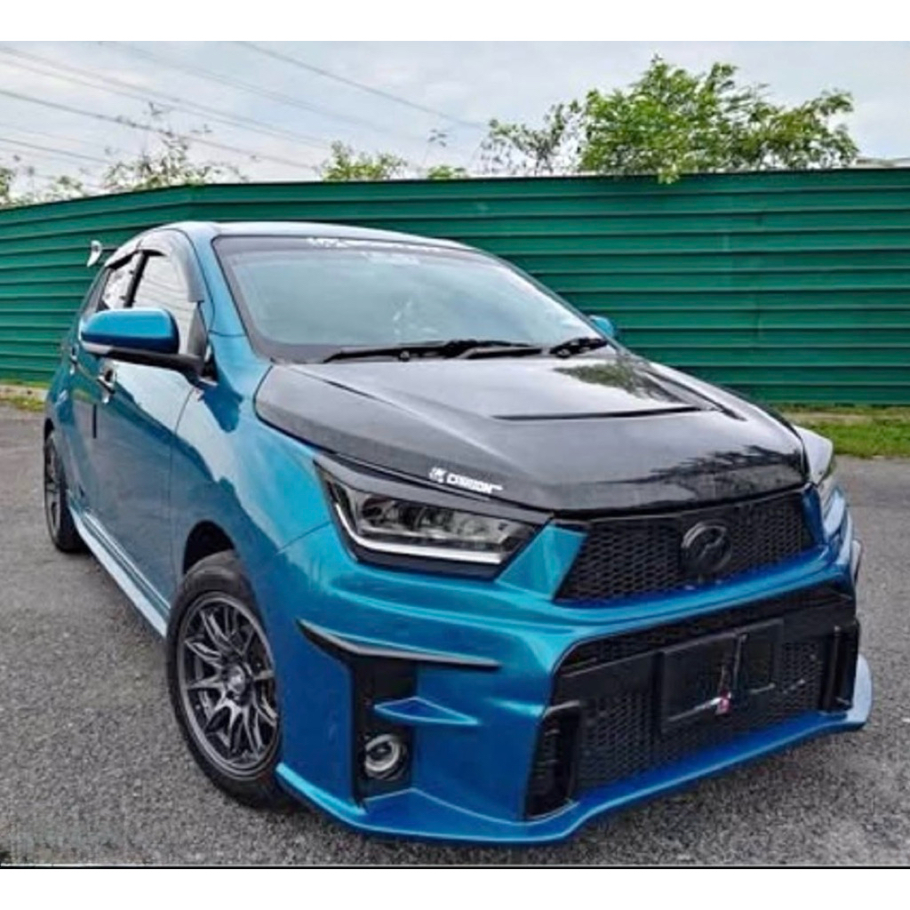 PERODUA AXIA 23-25 GR BUMPER BODYKIT / FL5 DESIGN BONNET | Shopee Malaysia