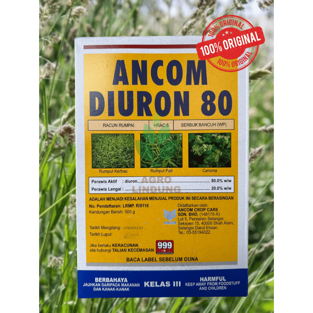 [OFFICIAL SELLER -ORIGINAL] ANCOM Diuron 80 - 500g (RACUN RUMPUT ...