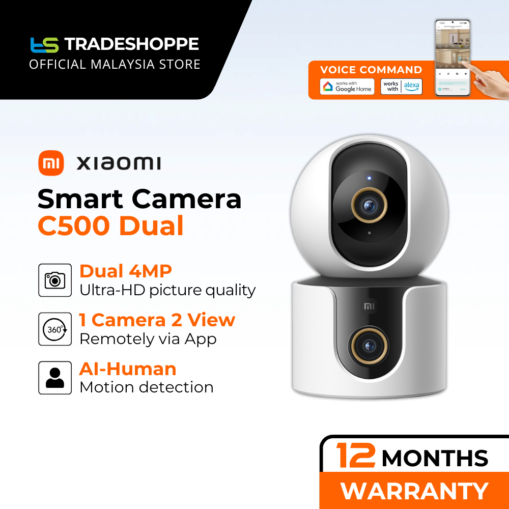 Xiaomi Smart Camera C500 Dual - 2 cameras, 1 device | Dual 4MP lens for ...