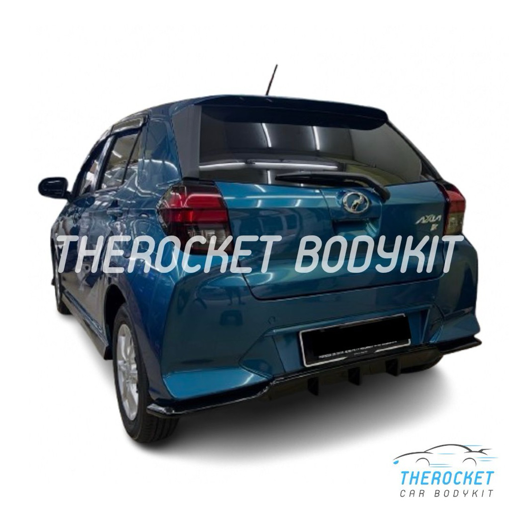 Perodua Axia 2023 2026 Rear Diffuser Takero Bodykit With Paint | Shopee ...