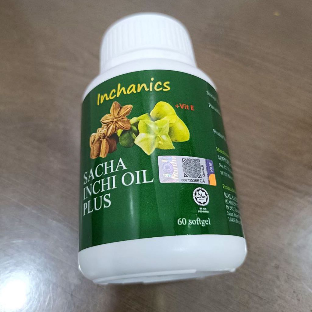 (2 botol ) Sacha Inchi Oil Plus by Inchanics ( Ada Hologram KKM dan Cop ...
