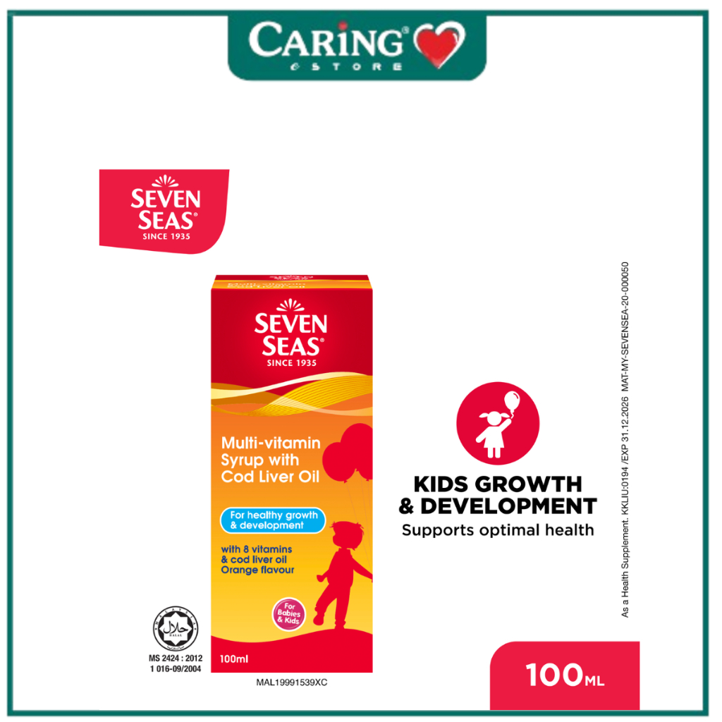 SEVEN SEAS MULTI SYRUP COD LIVER OIL (100ML) | Shopee Malaysia