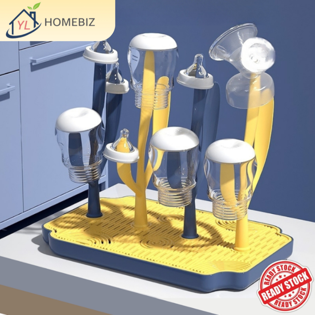 Bottle Draining Board Drying Rack Baby Bottles Easy Disassembly Bottles ...