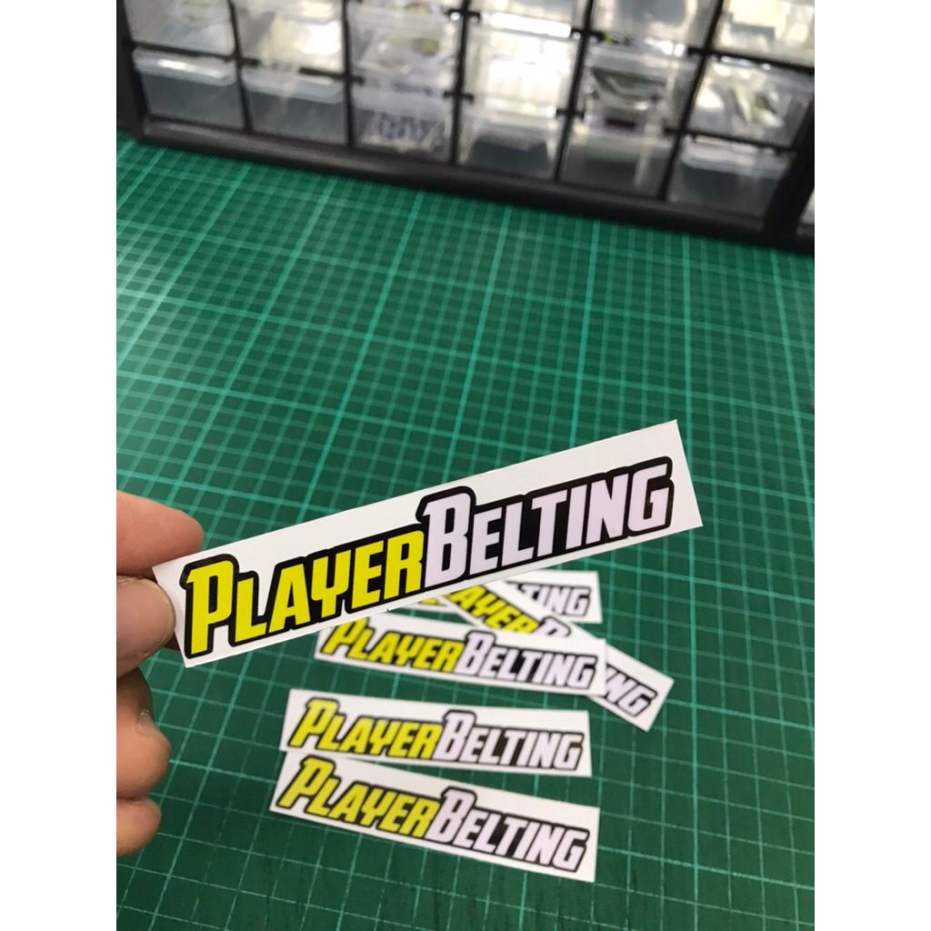 Sticker Player Belting | Shopee Malaysia