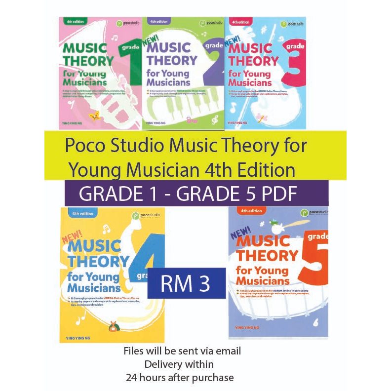 POCO STUDIO MUSIC Theory for Young Musicians 4th Edition Grade 1-5 l ...