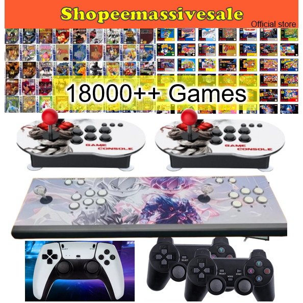18500+ games konsol permainan Retro game console arcade TV controller ...