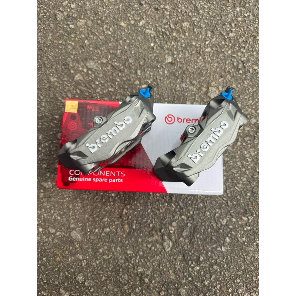 ORIGINAL BREMBO M50 M3 100MM CALIPER RIGHT LEFT SIDE GREY TITANIUM ...