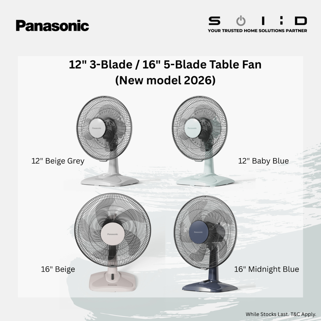 Panasonic Table Fan 12