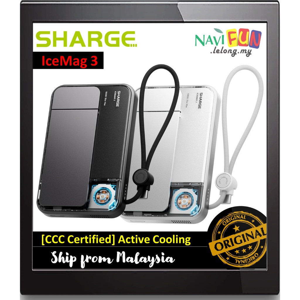 [CCC Certified][ ICEMAG 3 10000mAh ] Sharge Qi2 25W 35W USB C Fast ...