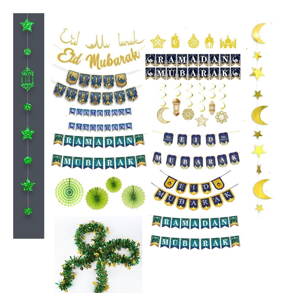 【READY STOCK】 - RAYA Flag Decoration Hari Raya flag hanging decoration ...