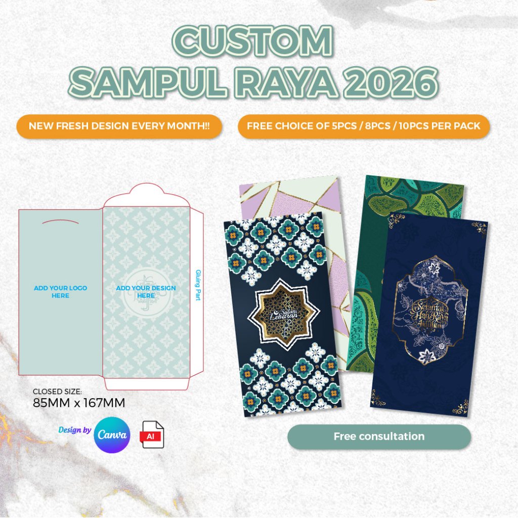 [EDISI 2026 CUSTOM FULL DESIGN] Sampul Raya Eksklusif - Premium Money ...