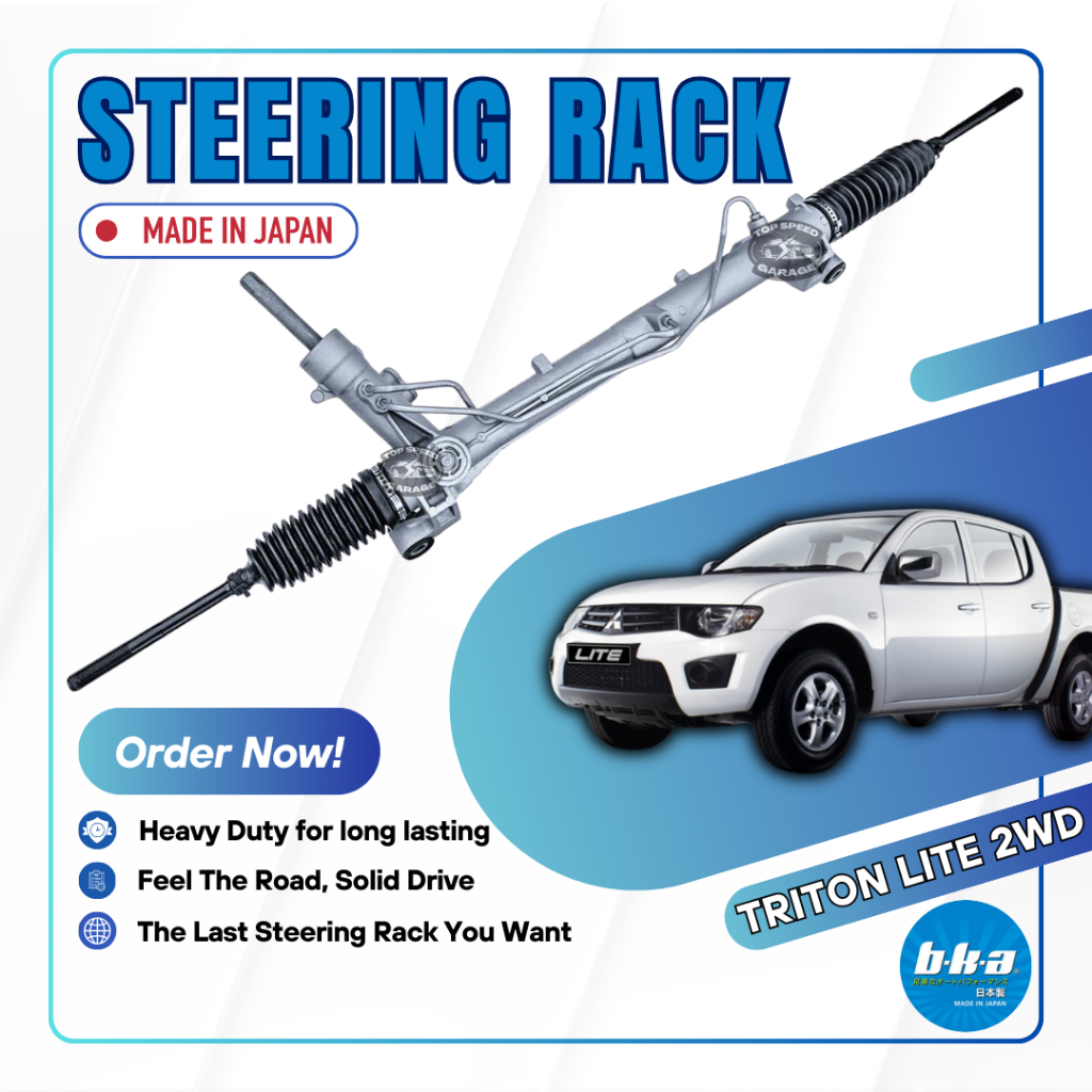 BKA Japan Heavy Duty Steering Rack with Rack End Triton Lite 2wd ...