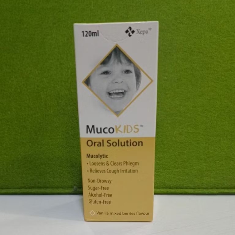 (EXP: 10/2026) MUCOKIDS ORAL SOLUTION 120ml Ubat Batuk Kanak-kanak ...