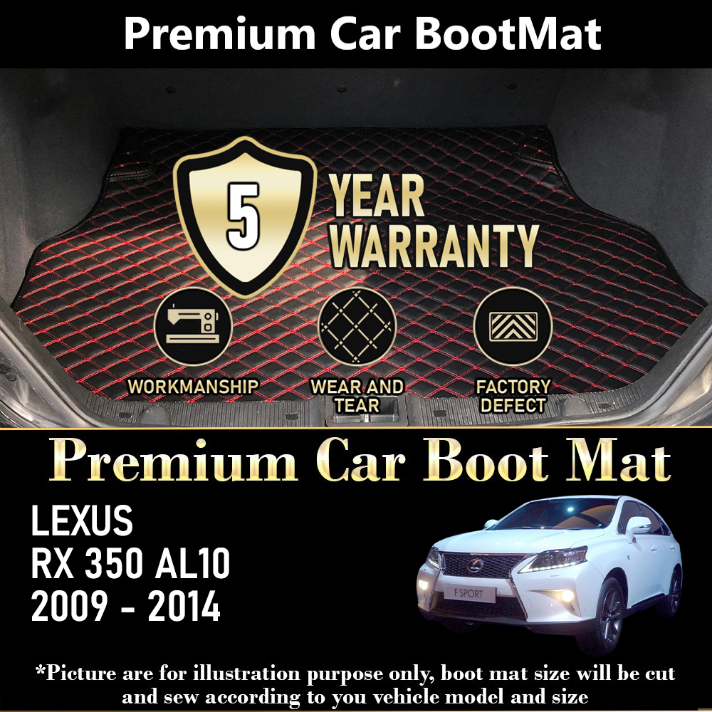 LEXUS RX 350 AL10 2009 2010 2011 2012 2013 2014 Boot Mat Car Boot ...