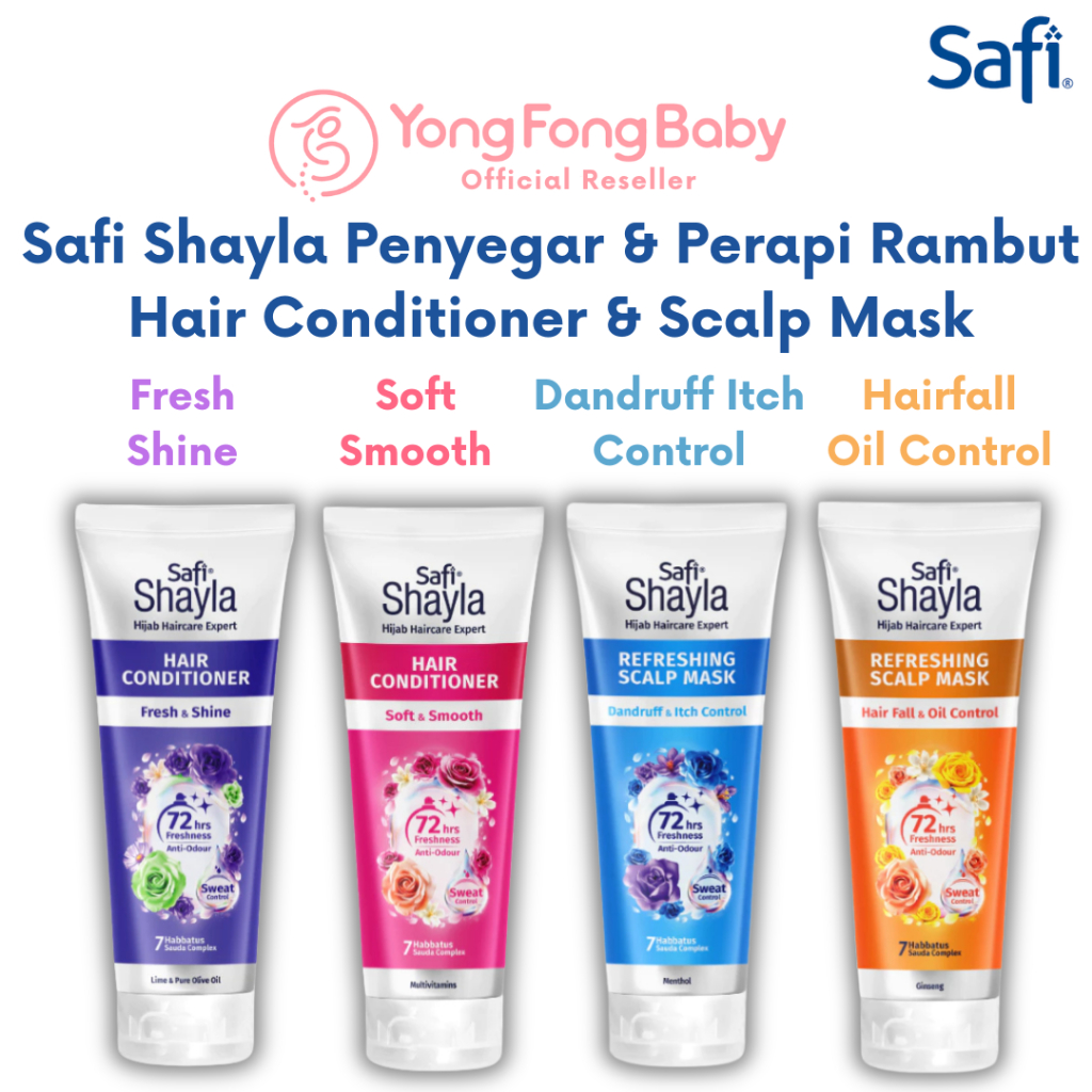 SAFI SHAYLA Penyegar Kulit Kepala Scalp Mask / Perapi Rambut Hair ...