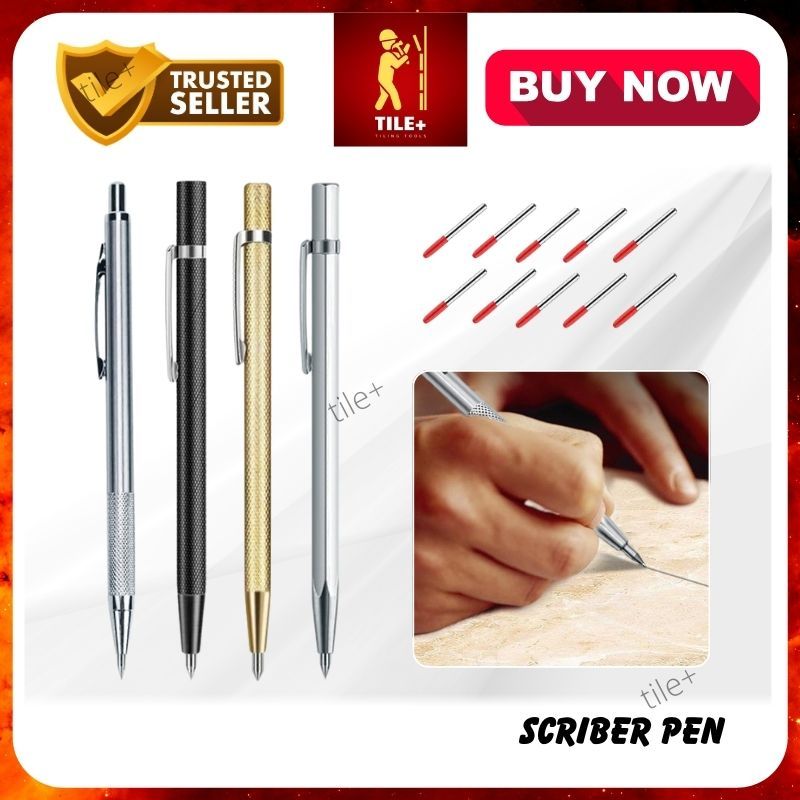 Tile+ Tungsten Scriber Steel Glass Tile Metal Engraving Durable Lasting ...