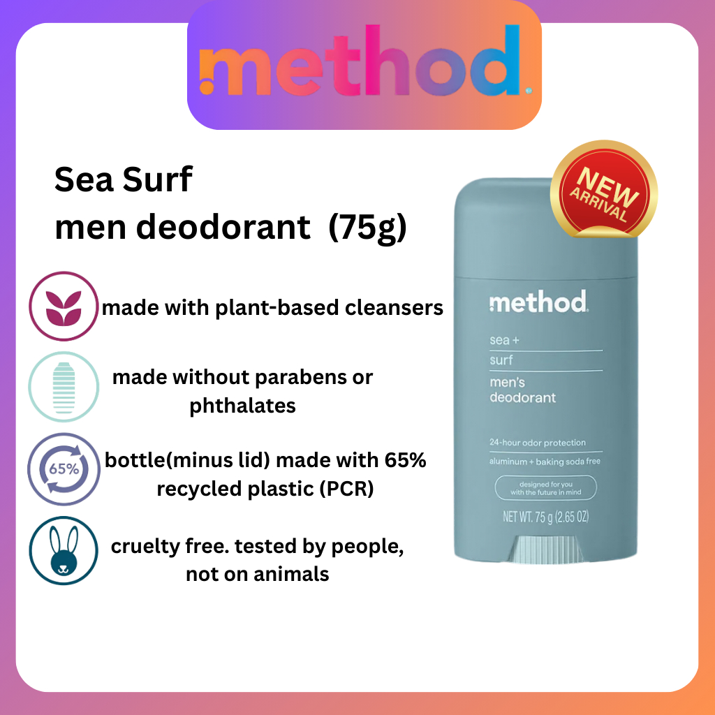 method Men Deodarant 75g - Sea + Surf | Shopee Malaysia