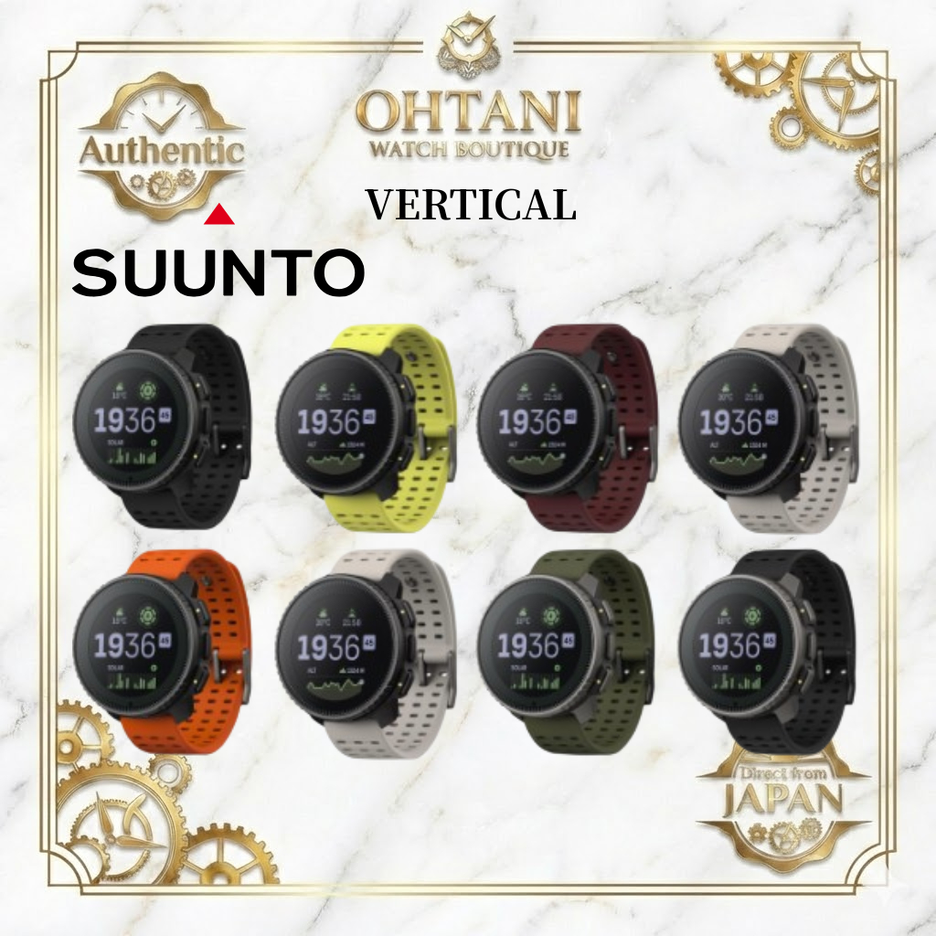 [SUUNTO] VERTICAL Solar Smartwatch - Long Battery Life, GPS, Altimeter ...