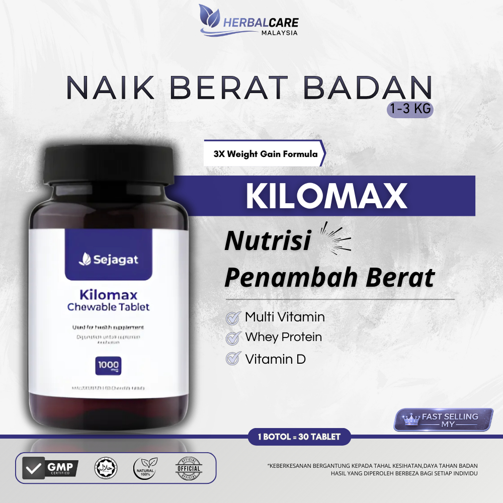 Kilomax Obat Gemuk Badan Original Zink Zinc Supplement Vitamin Super ...