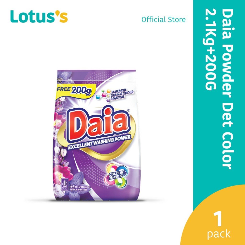 Daia Powder Det Color 2.1Kg+200G | Shopee Malaysia