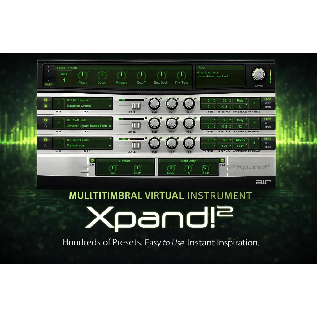 AIR Music Technology - Xpand!2 v2.4.0 VSTi, VST3, AU For Window/Mac | Shopee Malaysia