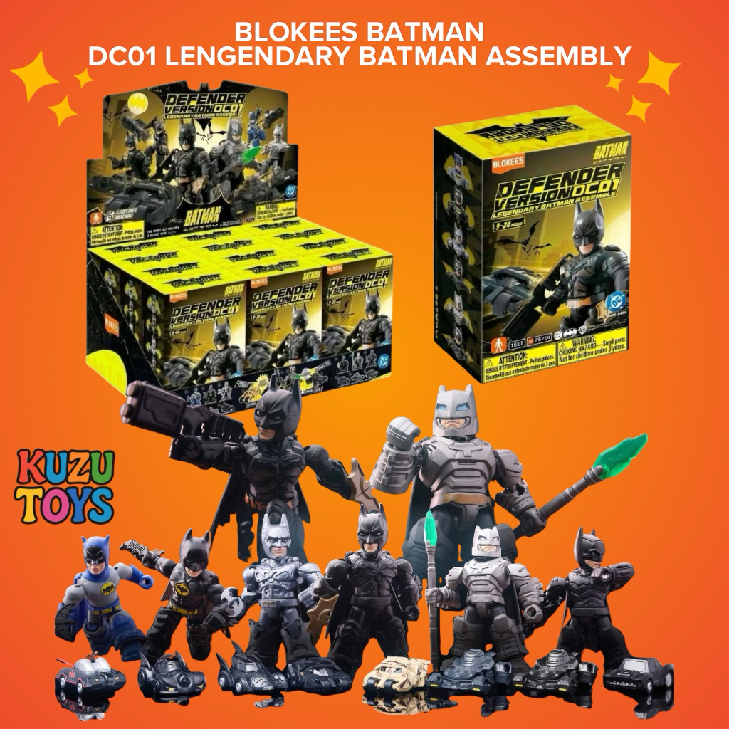 Blookees Original DC Comics DC01 Lengendary Batman Assembly | Shopee ...