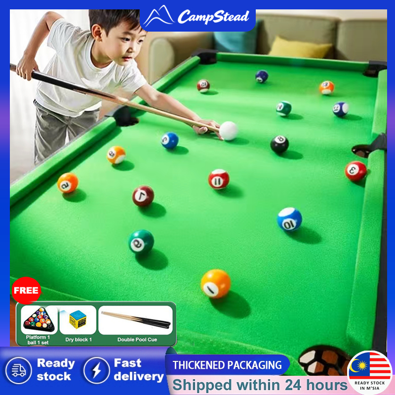 Mini billiard Table for Kids Wooden with Tall Feet Pool Table Set Taco ...