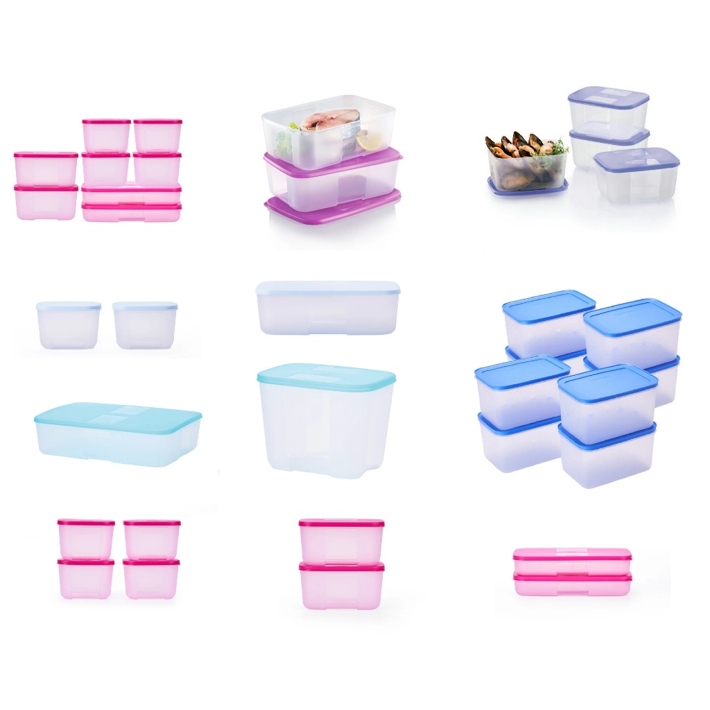 Tupperware FreezerMate Small/Medium/Large 250ml/550ml/650ml/1L/1.5L/2 ...