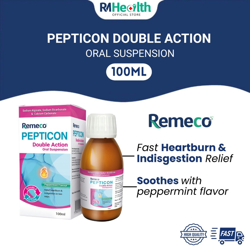 Remeco Pepticon Double Action Oral Suspension 100ml | Shopee Malaysia