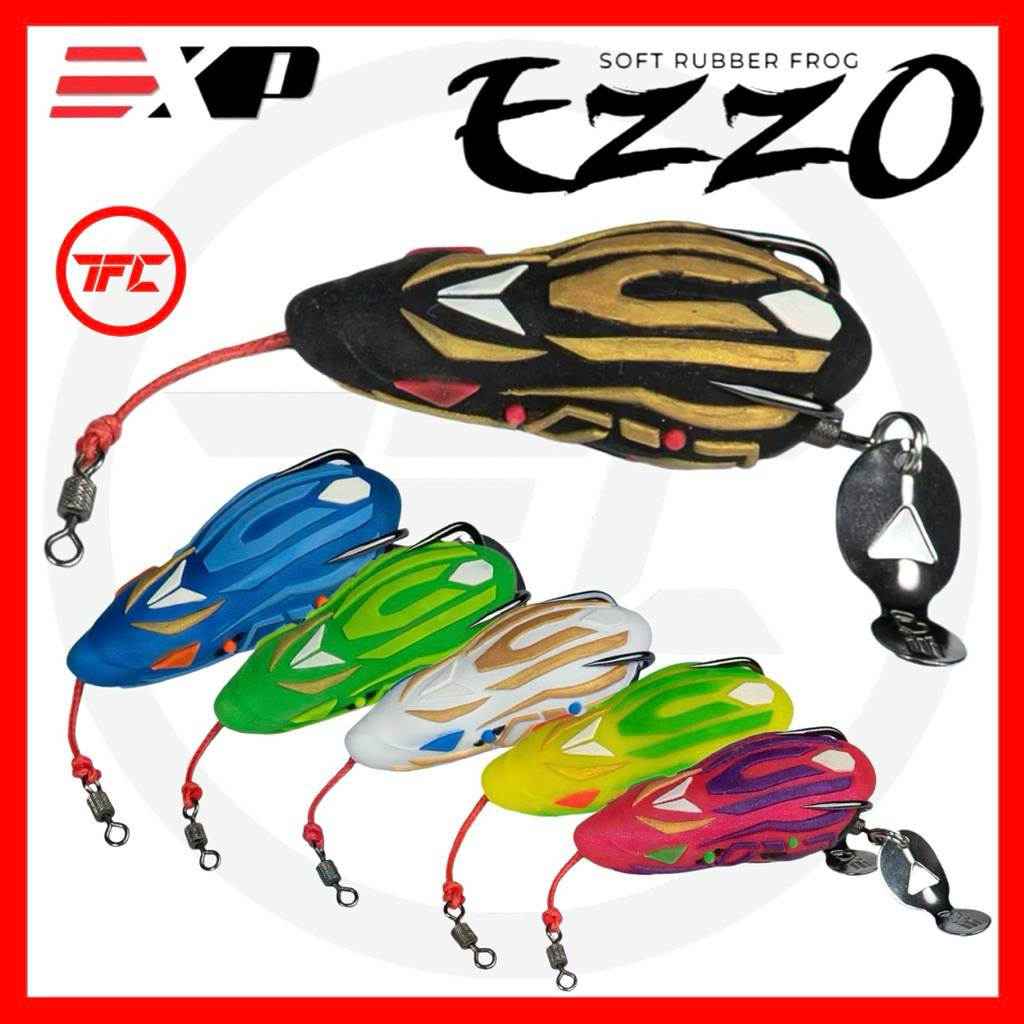 EXP EZZO Rubber Soft Frog 50mm 7g Lure Bait Umpan Katak Tiruan ...