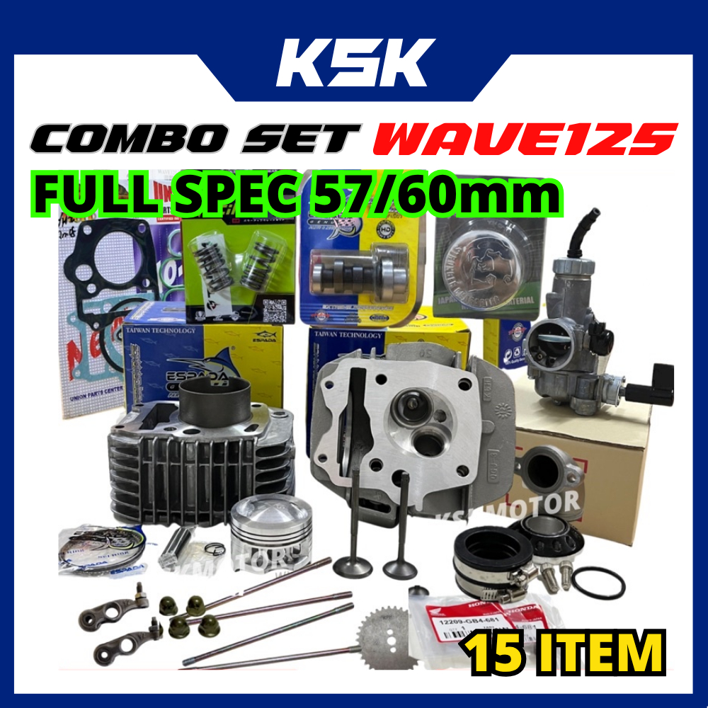 WAVE125 COMBO SET ESPADA SPEC 57-60(FULL SPEC/BASIC SPEC)RACING COMBO ...