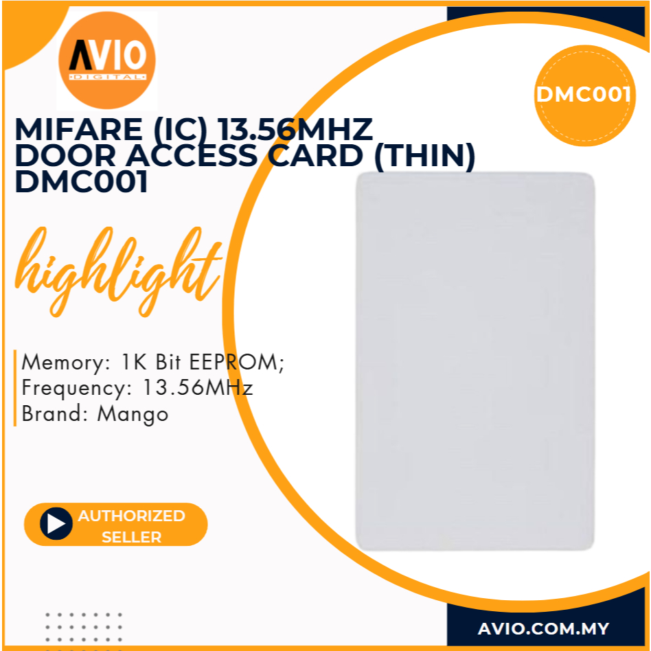 13.56MHz RFID IC Smart Card Compatible with MF Thin White Card for Door ...