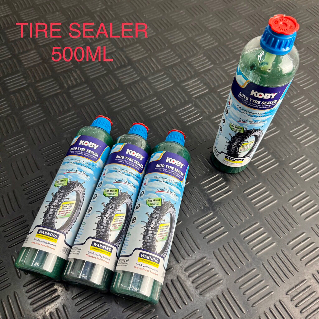 🔥🔥🔥 KOBY ORIGINAL AUTO TYRE SEALER 500ML 🔥🔥🔥 UBAT GAM TAYAR TUBELESS ...