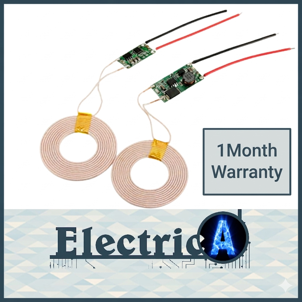 (Full Set +1Month Warranty) 5V2A Wireless Charger Module Transmitter Receiver Charging Coil Module [ElectricA]