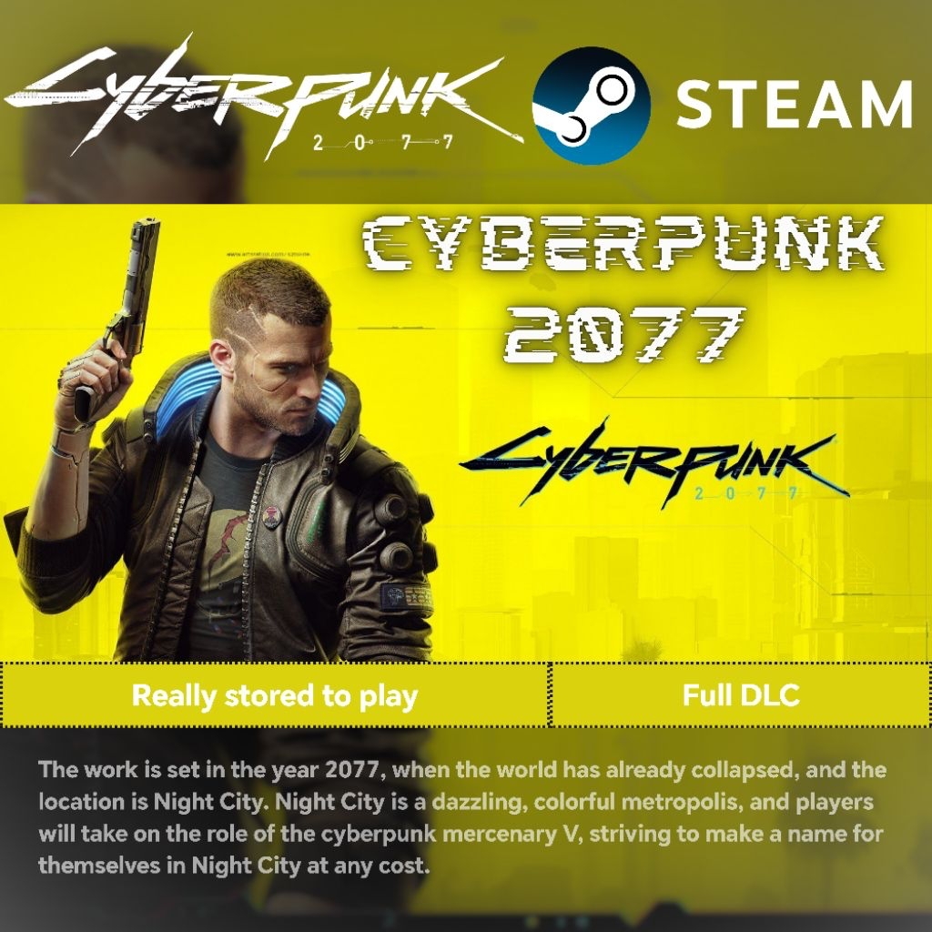 Cyberpunk 2077 + Phantom Liberty Steam PC Game | Full DLC | Instant ...