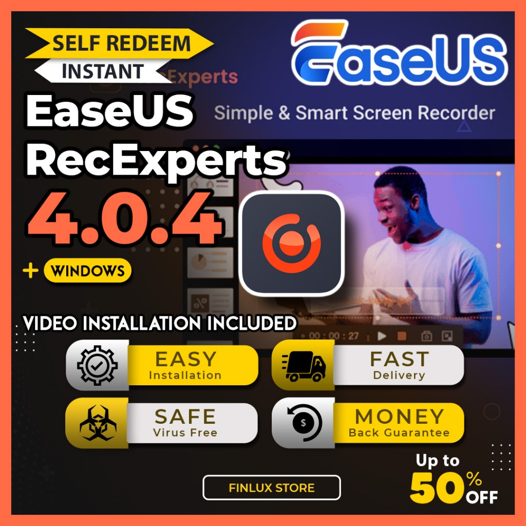 [SELF REDEEM] EaseUS RecExperts Pro v4.0.4 Latest 2026 Lifetime For ...