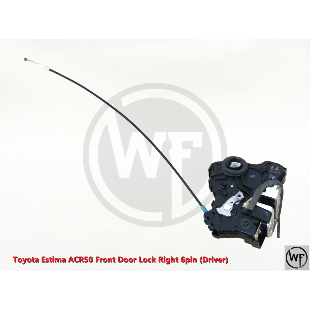 Toyota Estima ACR50 Front Door Lock Right 6pin (Driver) USED | Shopee ...