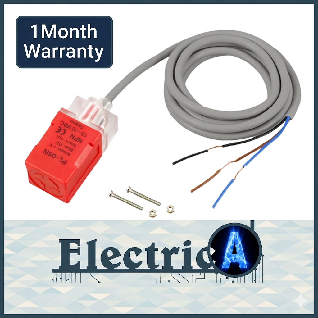 (High Quality +1Month Warranty) PL-05N Inductive Proximity Switch Sensor NPN NO (10-30VDC) [ElectricA]
