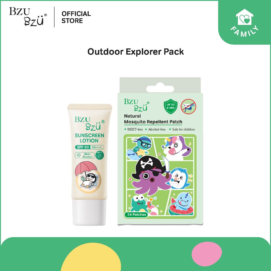 BZU BZU Outdoor Explorer Pack (Sunscreen Lotion + Mosquito Repellent ...