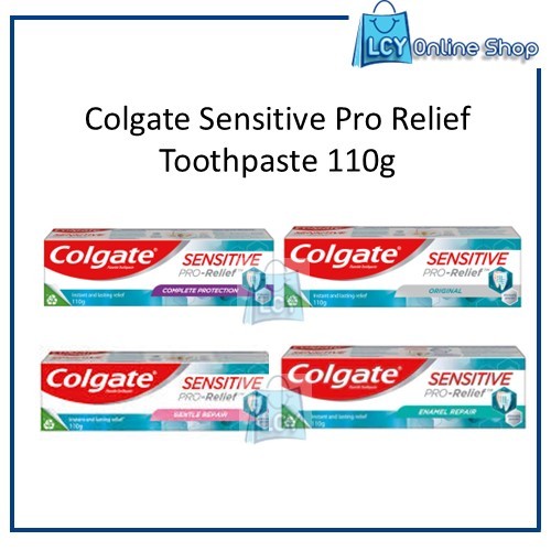 COLGATE Sensitive Pro-Relief 110g Complete Protection / Enamel Repair ...