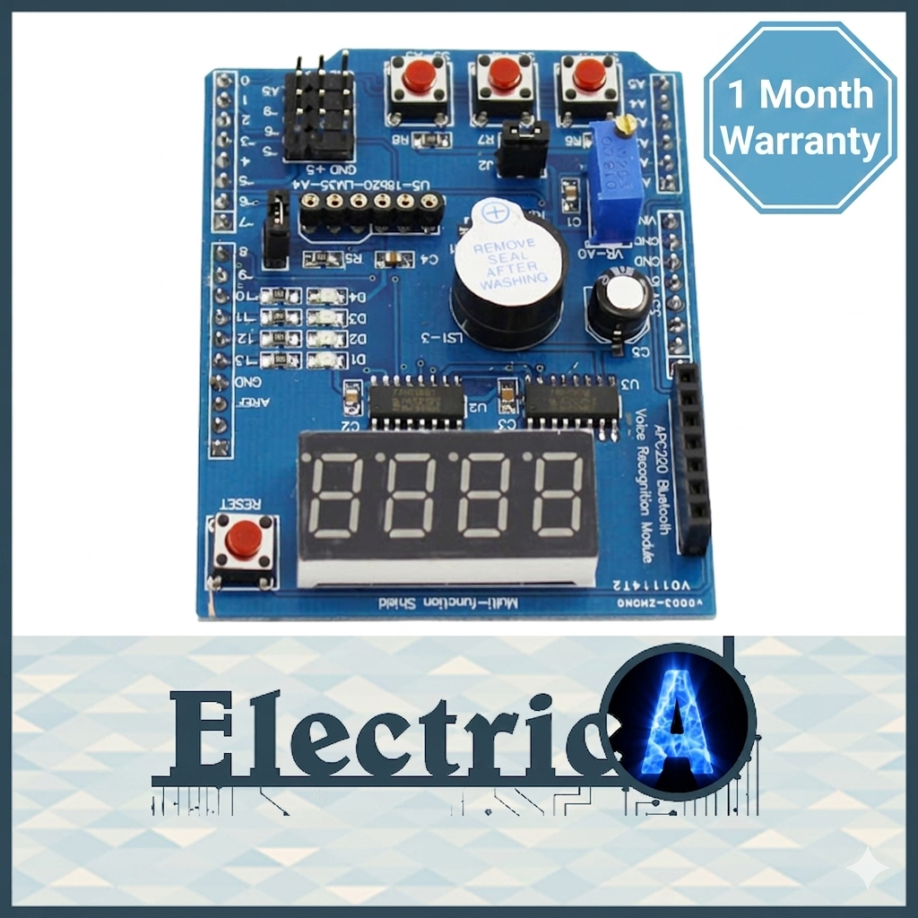 (+1Month Warranty) Arduino MultiFunction Shield Expansion Board Learning Beginner Shield DIY [ElectricA]
