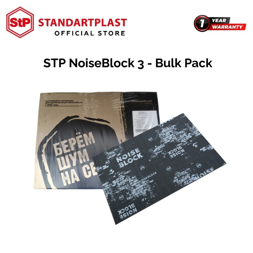 STP Noise Block 2 - Car Soundproof Noise Cancelling Sound Deadening ...
