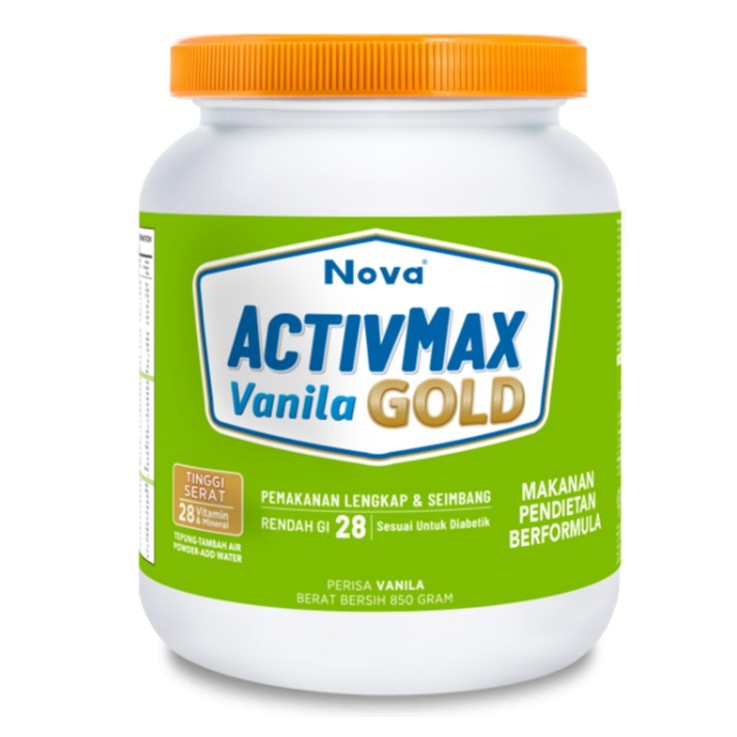 Nova Activmax Vanilla Gold (850g) | Shopee Malaysia